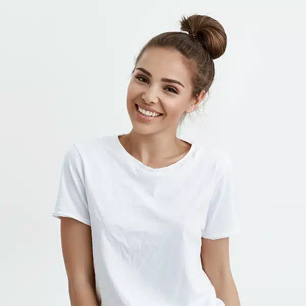 Invisalign patient with straight smile in Closter, NJ