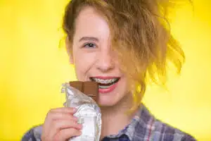 Which foods should you avoid while wearing braces